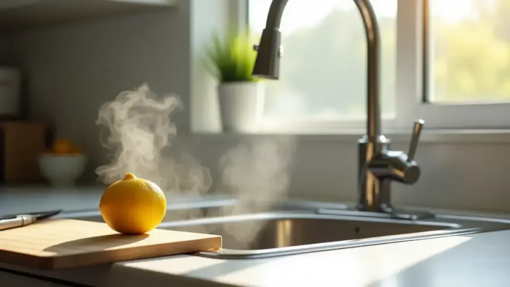 Onder de gootsteen geplaatst, bestrijdt deze citrusvrucht schimmel en absorbeert vocht