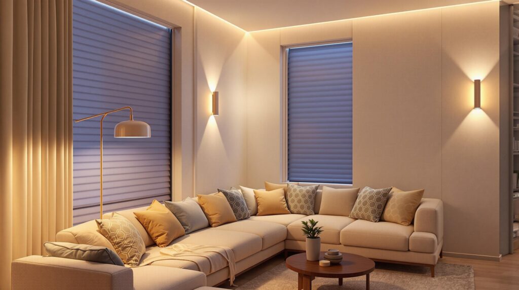 ontdek de beste verlichtingstips voor een sfeervolle woonkamer in 2025. laat je inspireren door trendy designs en slimme technieken om de perfecte ambiance te creëren.