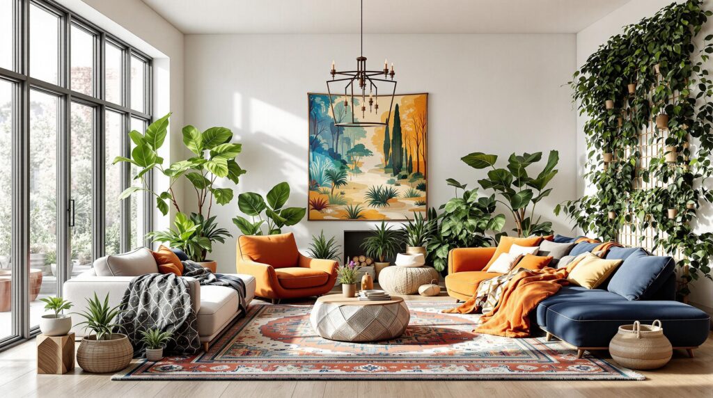 ontdek de diverse woonkamer stijlen van 2025, van minimalisme tot boho. laat je inspireren door de nieuwste trends en creatieve ideeën om je interieur een unieke uitstraling te geven.