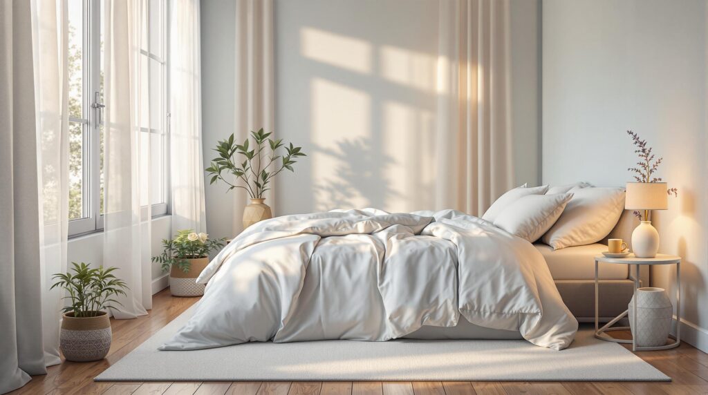 ontdek tips voor het inrichten van een rustgevende slaapkamer, zodat je elke nacht beter slaapt. leer hoe je sfeer, kleuren en organisatie kunt gebruiken voor een ontspannen omgeving.
