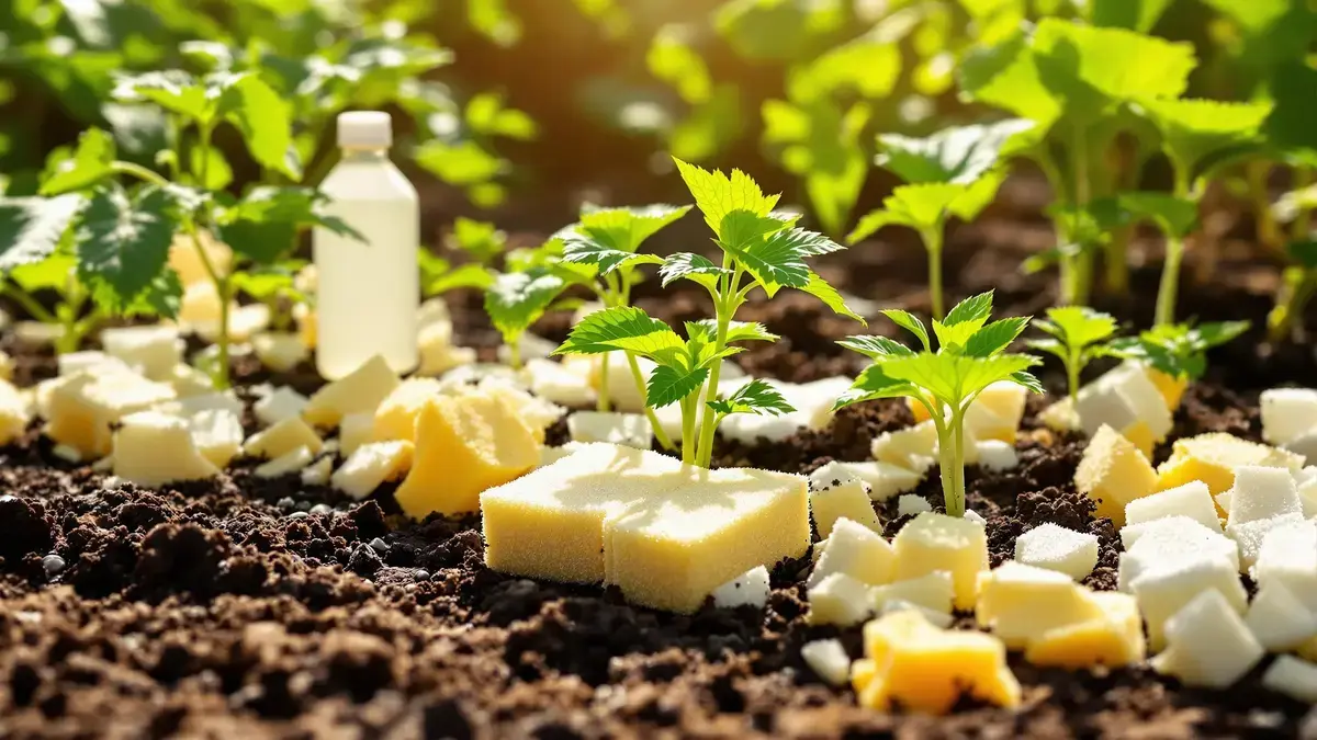 Gooi je spons niet weg, gebruik hem in de tuin, je planten zullen je dankbaar zijn