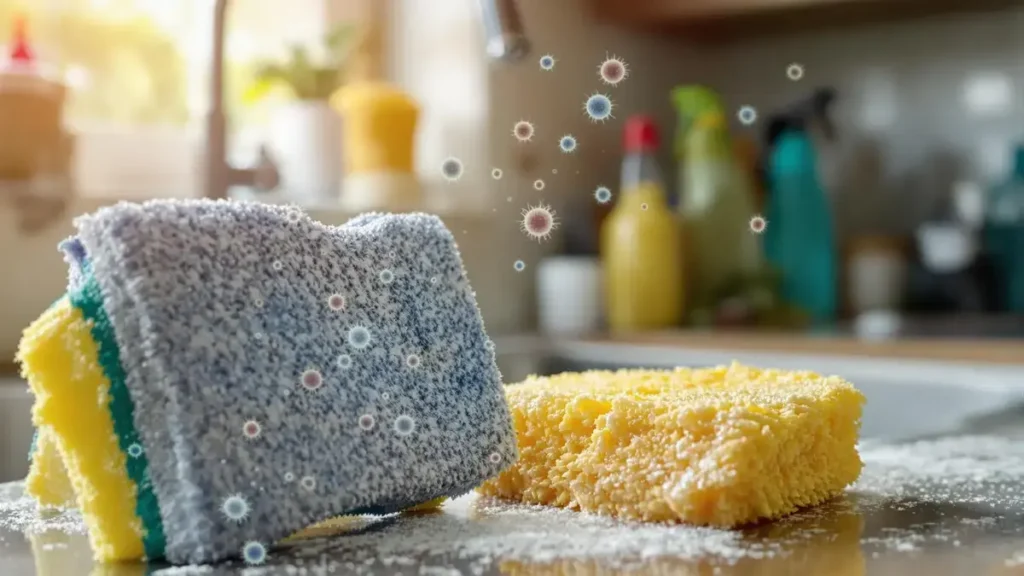 Hier is wanneer het echt essentieel is om je keuken spons te vervangen (weinig mensen doen het op het juiste moment)