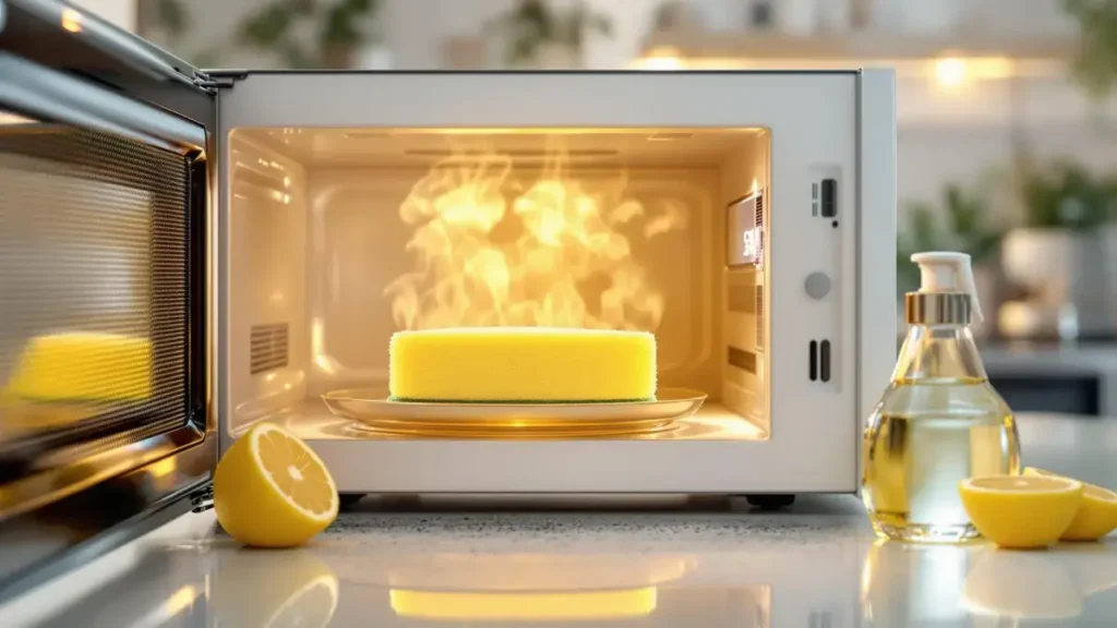 Weinig mensen kennen deze truc met de spons in de magnetron en toch is hij enorm effectief