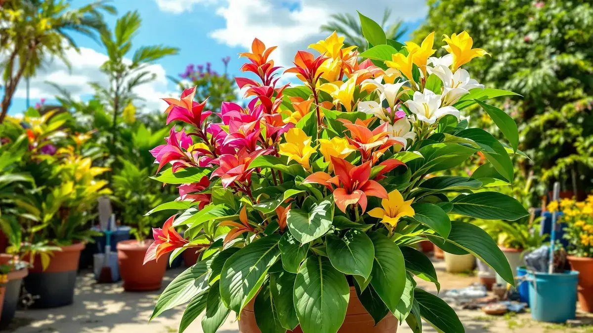 Deze tropische plant bloeit de hele zomer, een mooie vervanging voor geraniums