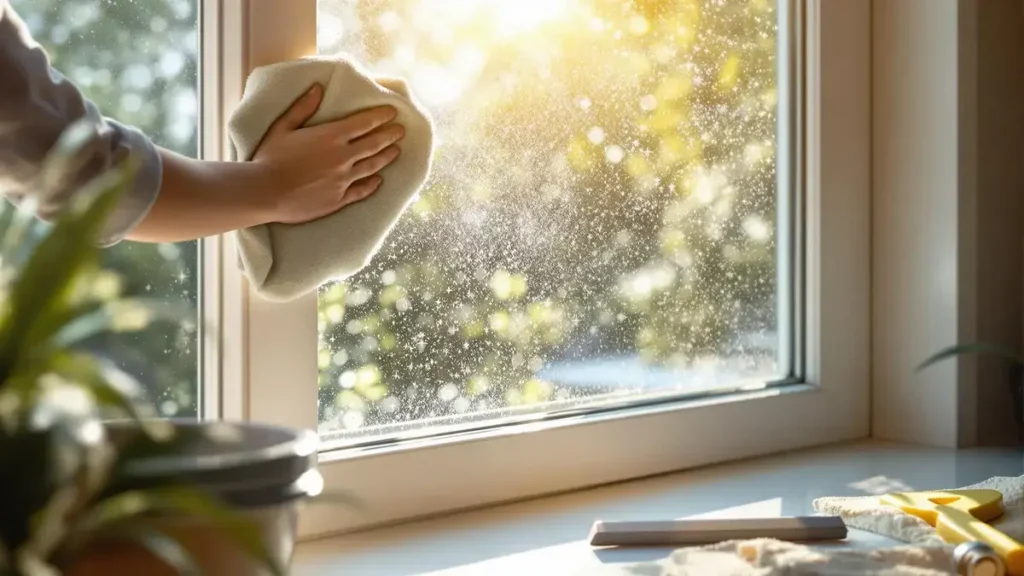 Voorafgaand aan het schoonmaken van uw ramen, hier de essentiële stap die u over het hoofd ziet en die het verschil maakt om strepen te voorkomen