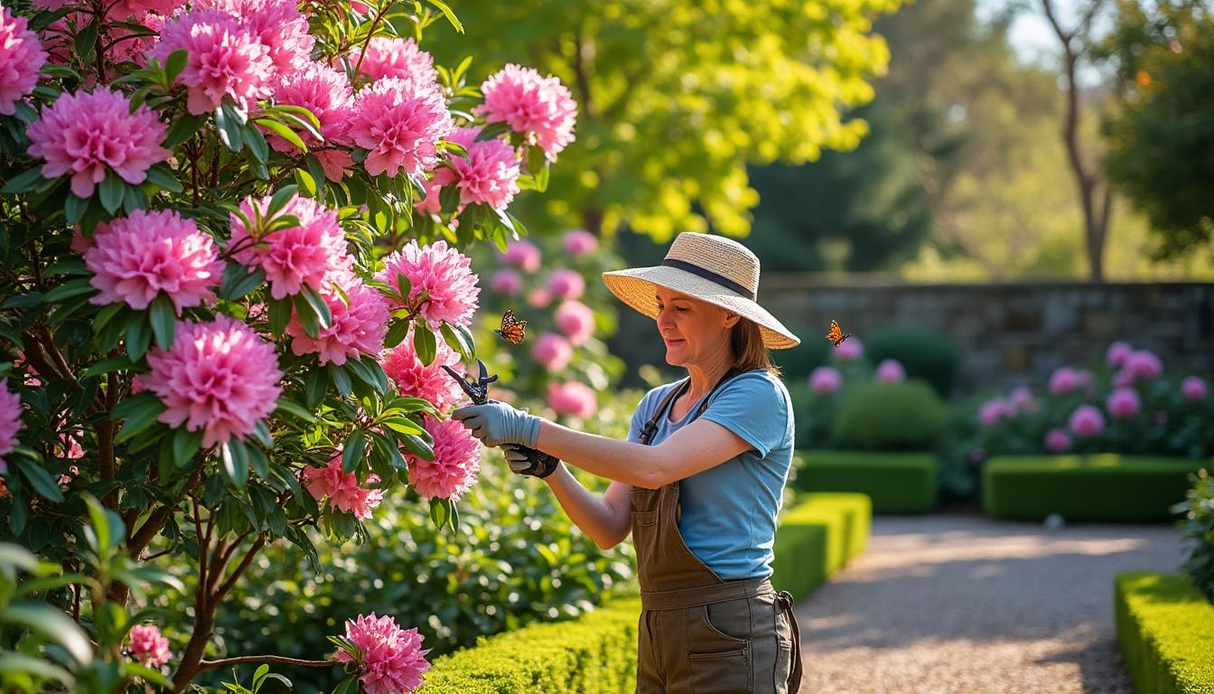 leer hoe je rododendrons op de juiste manier snoeit om een gezonde groei te bevorderen. ontdek tips en technieken voor een weelderige bloei en sterke planten.