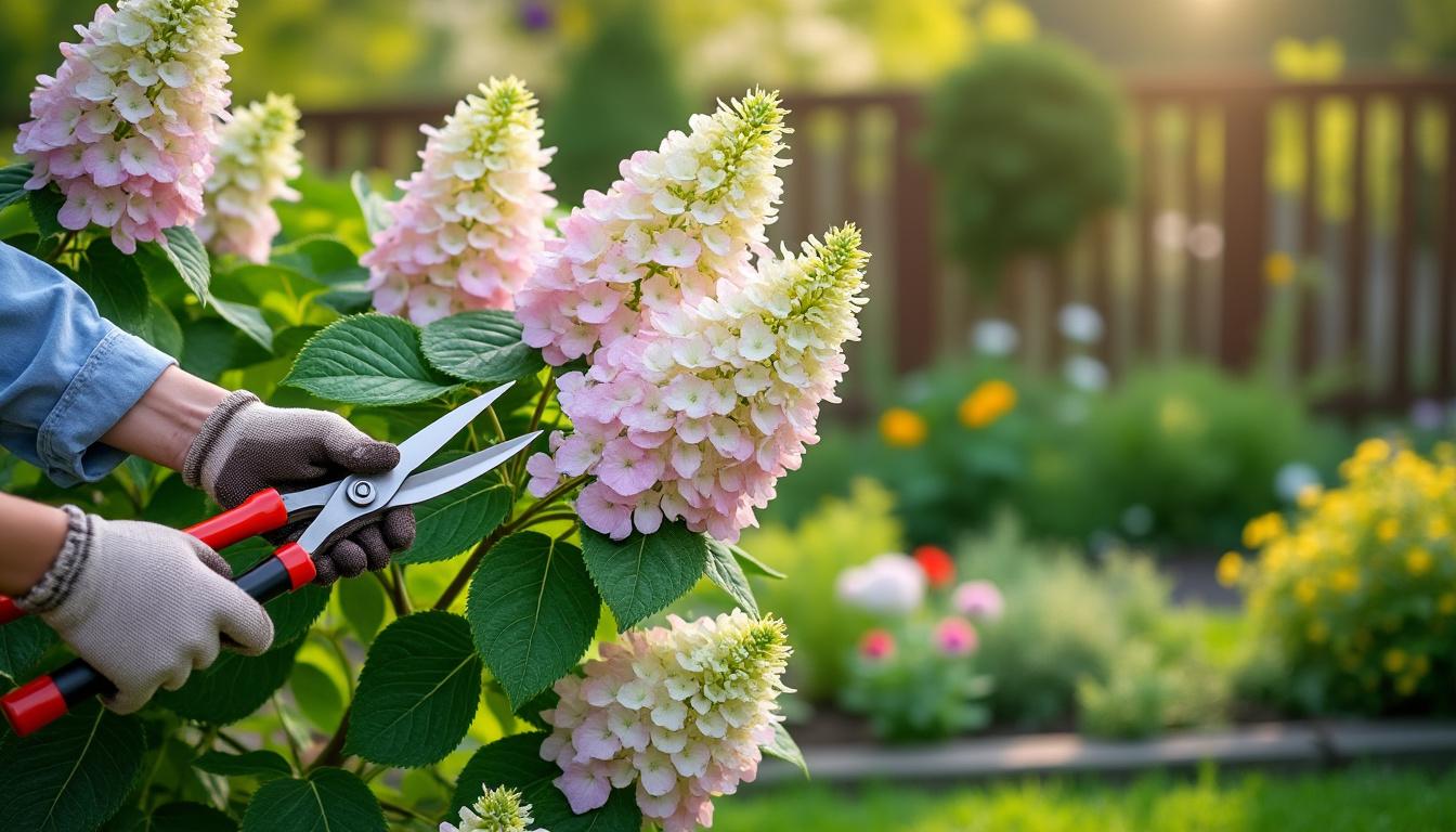 ontdek hoe je een pluimhortensia correct snoeit voor een uitbundige bloei. praktische tips en stap-voor-stap uitleg om je hortensia gezond en vol bloemen te houden.