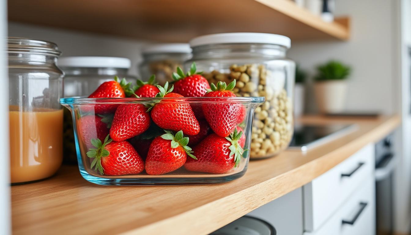 ontdek de beste manier om aardbeien vers te houden zonder koelkast of fruitmand. tips en advies om langer van je aardbeien te genieten zonder bederf.