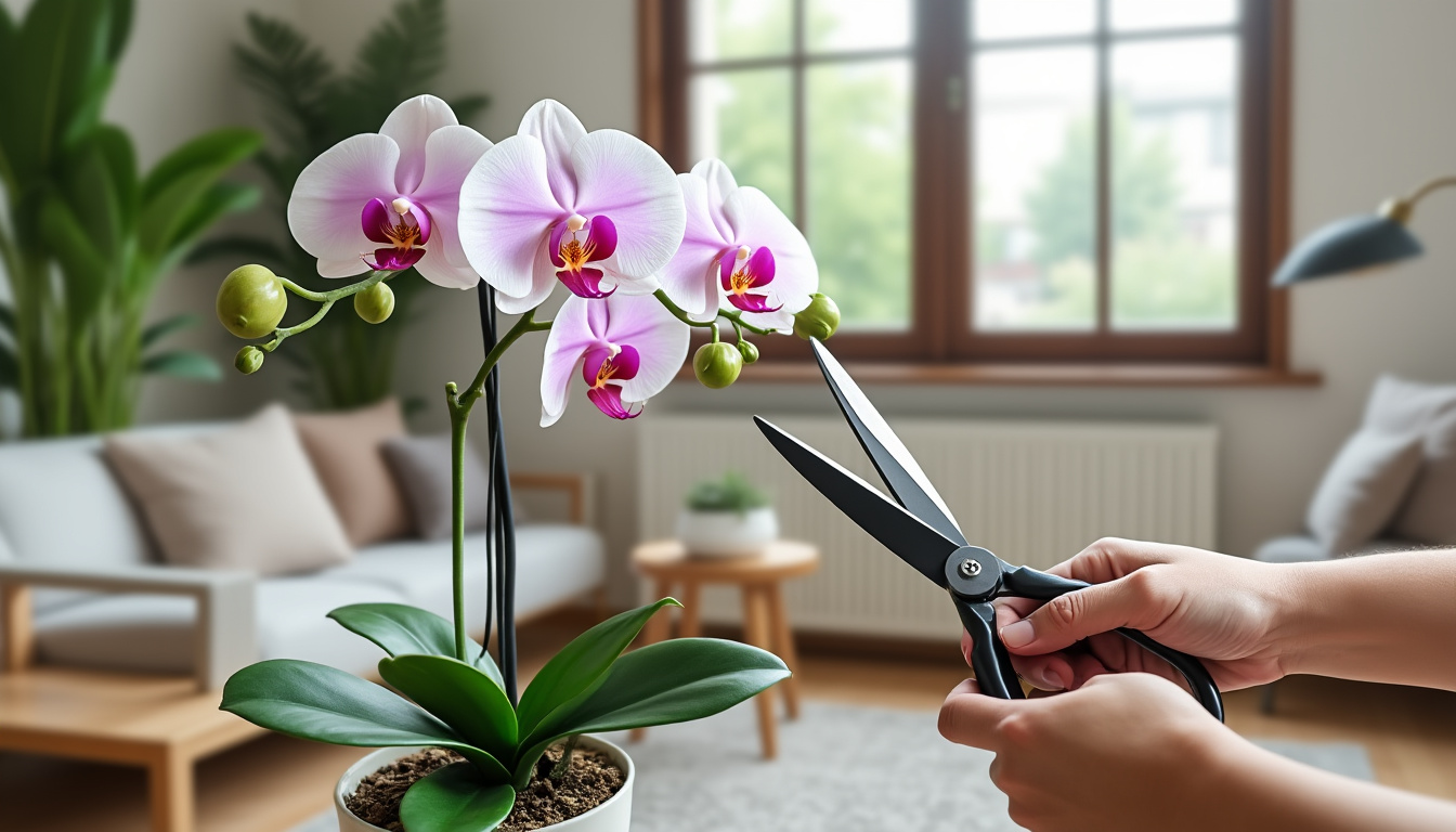 ontdek in deze gids hoe je een orchidee op de juiste manier snoeit voor een gezonde groei en prachtige bloemen. praktische tips voor beginners en gevorderden!