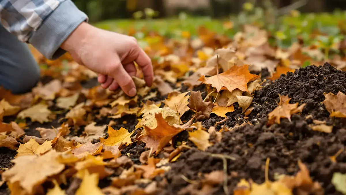 Bladeren harken in september: waarom deze praktijk schadelijk kan zijn voor je tuin