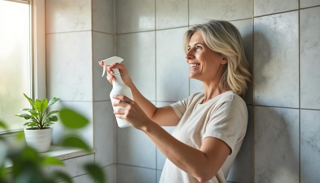 ontdek welke voedingsstof schimmel in de badkamer voorkomt zonder dat je hoeft te schrobben. eenvoudige en effectieve oplossing voor een schone badkamer.
