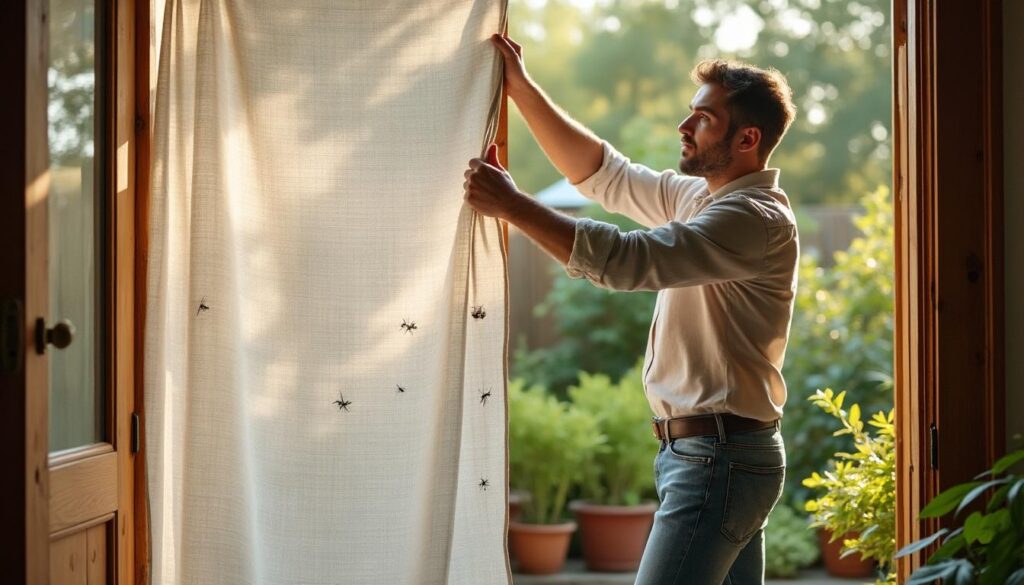 ontdek hoe je kleine insecten eenvoudig buiten houdt met een simpel stuk stof. praktische tips voor een insectvrije omgeving!