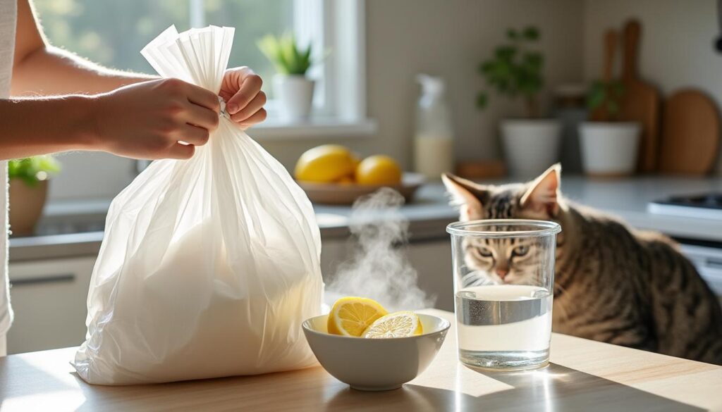 voorkom nare geurtjes met dit eenvoudige huismiddel dat stinkende vuilniszakken direct neutraliseert. houd je huis fris en schoon!