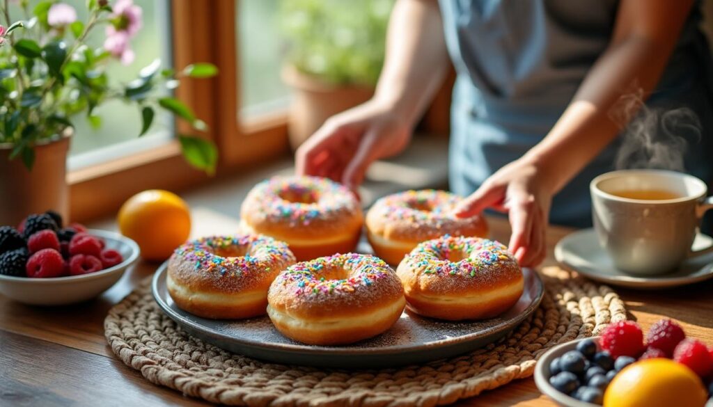 ontdek de heerlijke qi donuts, een smakelijke traktatie boordevol unieke smaken en perfect voor elk moment van de dag.