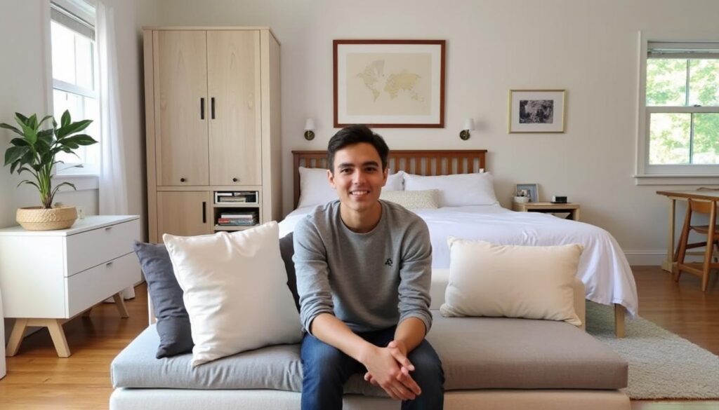 ontdek hoe een slimme ikea-truc een kleine studio transformeert tot een ruim appartement met &eacute;&eacute;n slaapkamer. voor en na foto's en handige tips voor optimaal wooncomfort.
