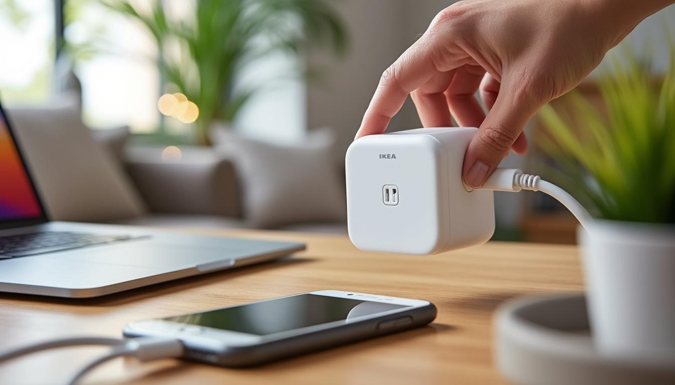 ikea introduceert een nieuwe usb-c oplader van slechts $4, goedkoper dan die van apple en anker, ideaal voor betaalbare en betrouwbare opladeropties.