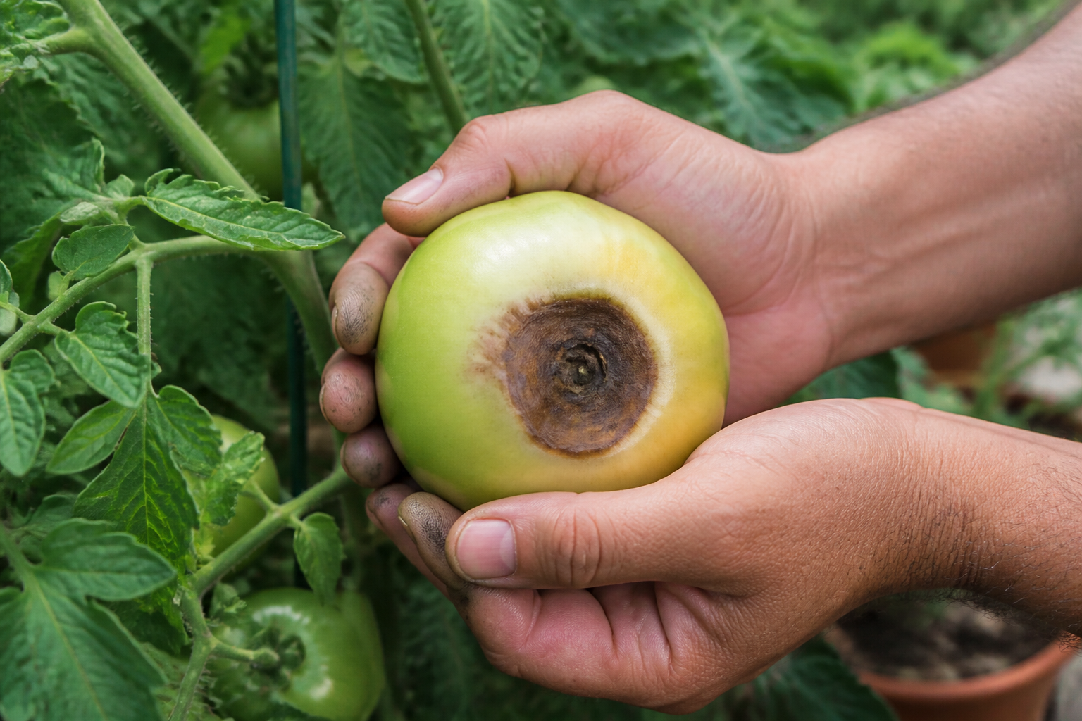 Apexnecrose: oorzaken, symptomen en oplossingen voor tomaten en vruchtgroenten