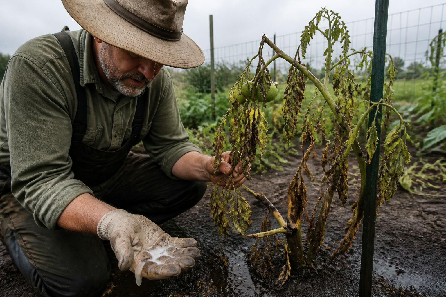 Bacteri&euml;le verwelking: symptomen, gevoelige planten en bestrijdingsmethoden