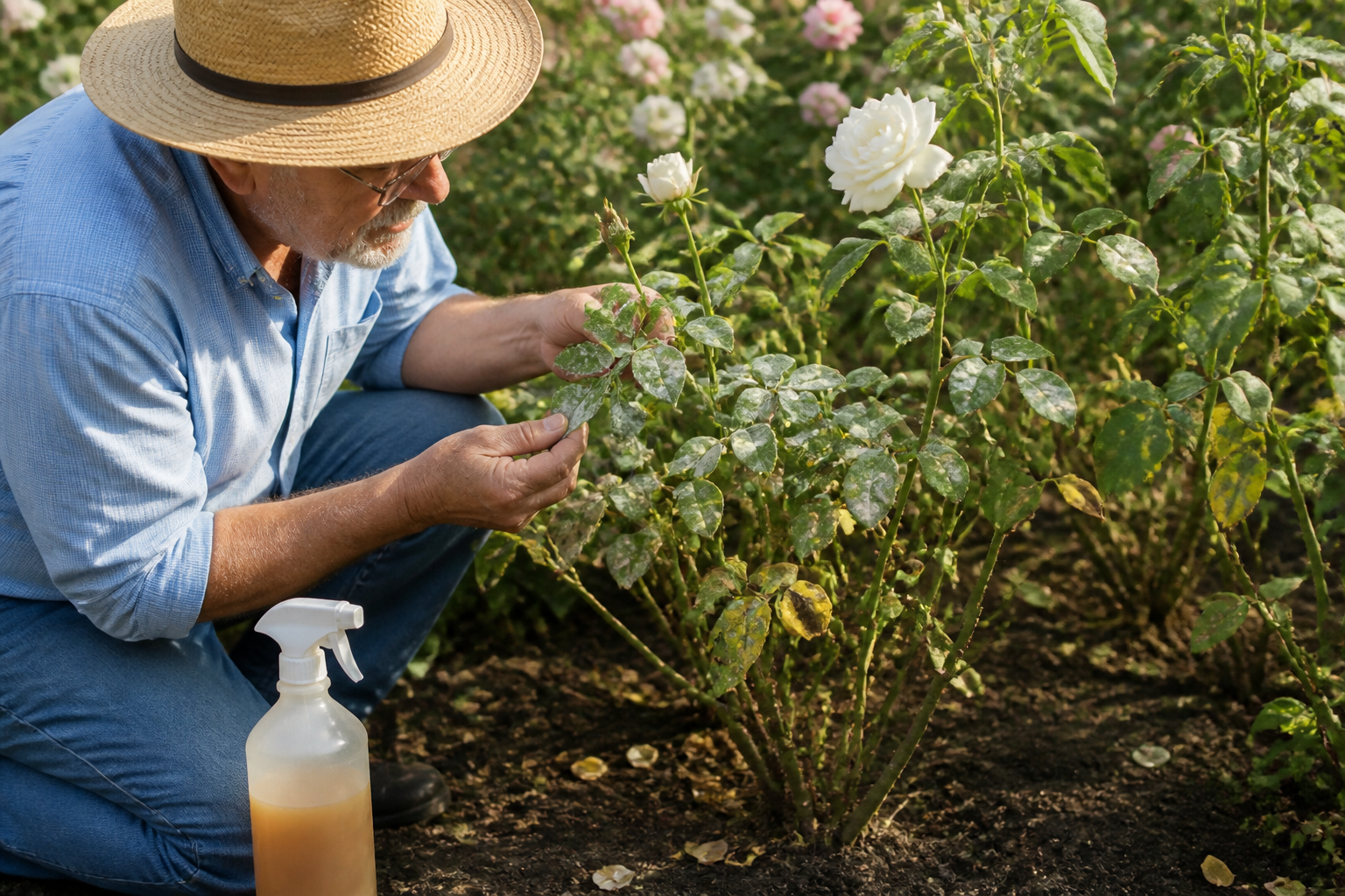 Echte meeldauw op planten: symptomen, oorzaken en natuurlijke of preventieve behandelingen