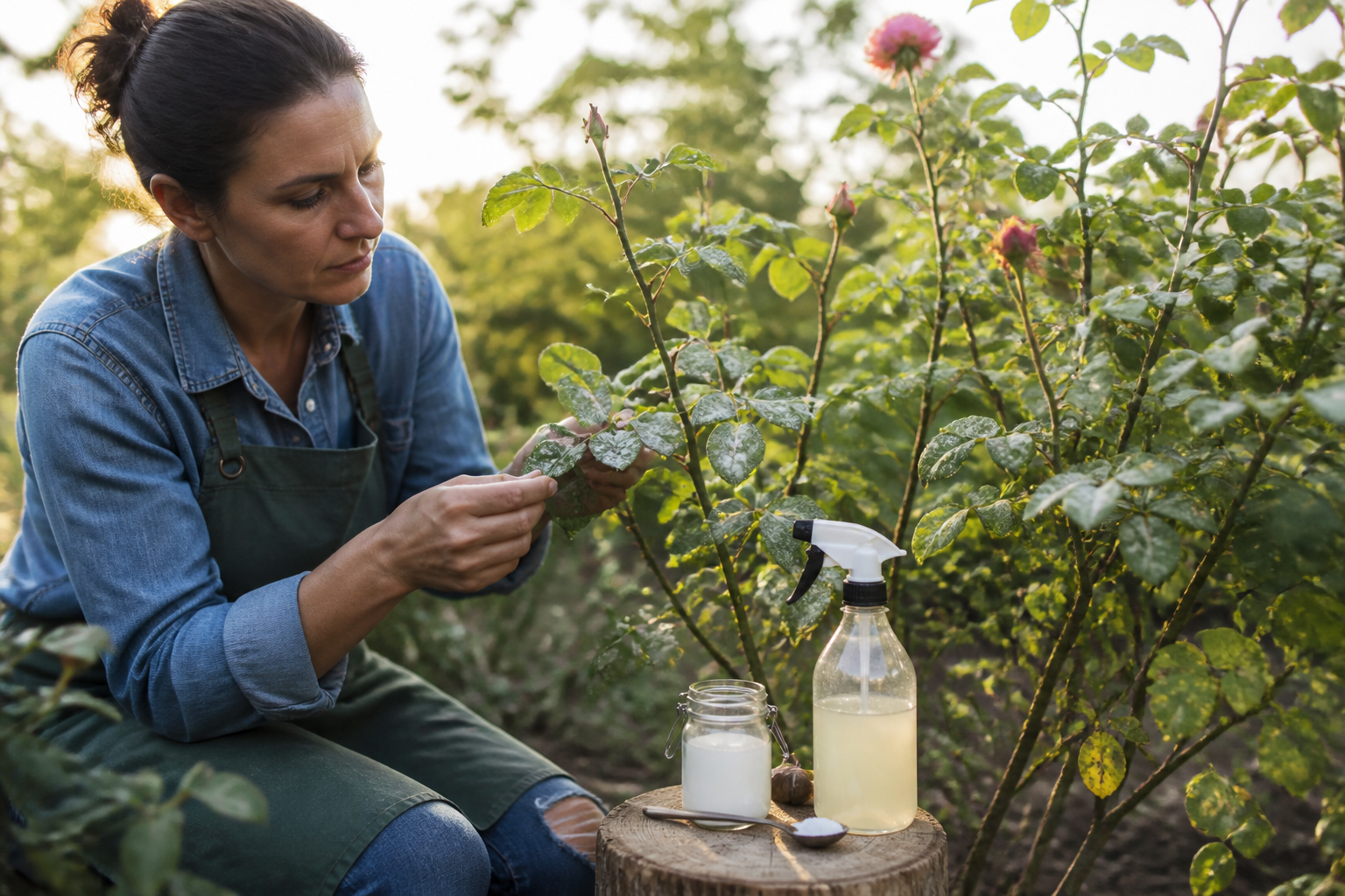 Echte meeldauw op planten: symptomen, oorzaken en natuurlijke of preventieve behandelingen