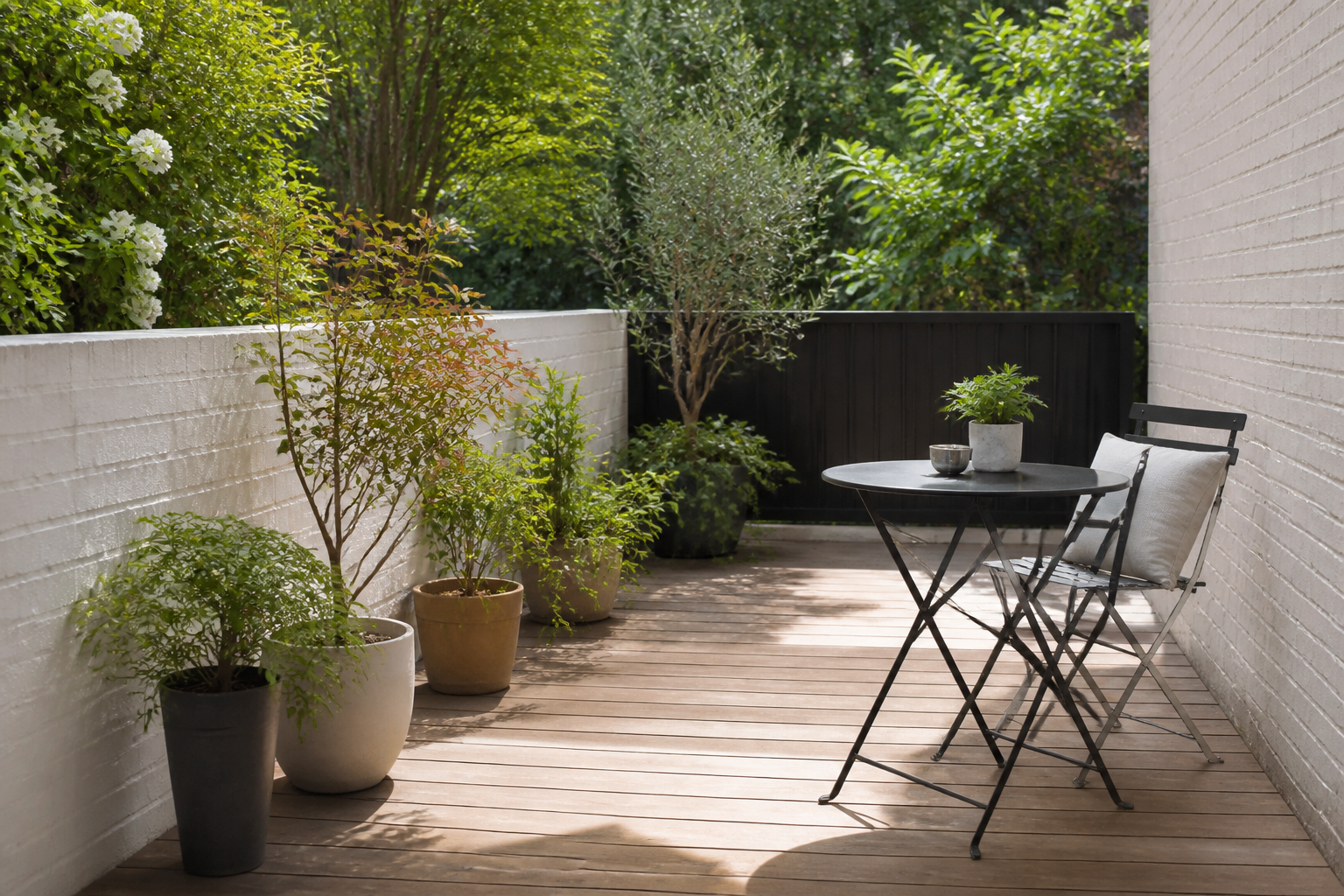 Een kleine tuin ontwerpen: de fouten die ruimte verspillen
