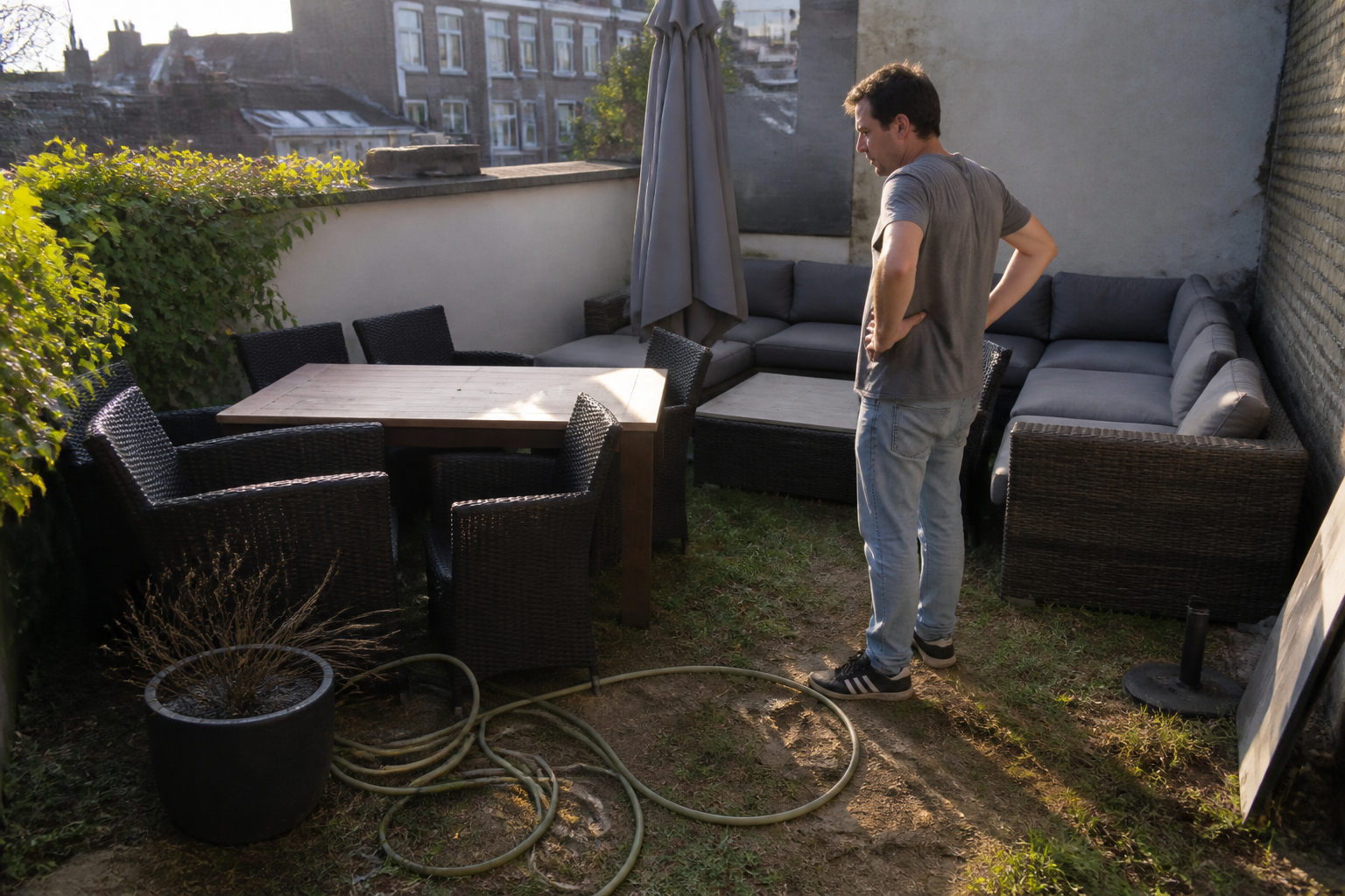 Een kleine tuin ontwerpen: de fouten die ruimte verspillen