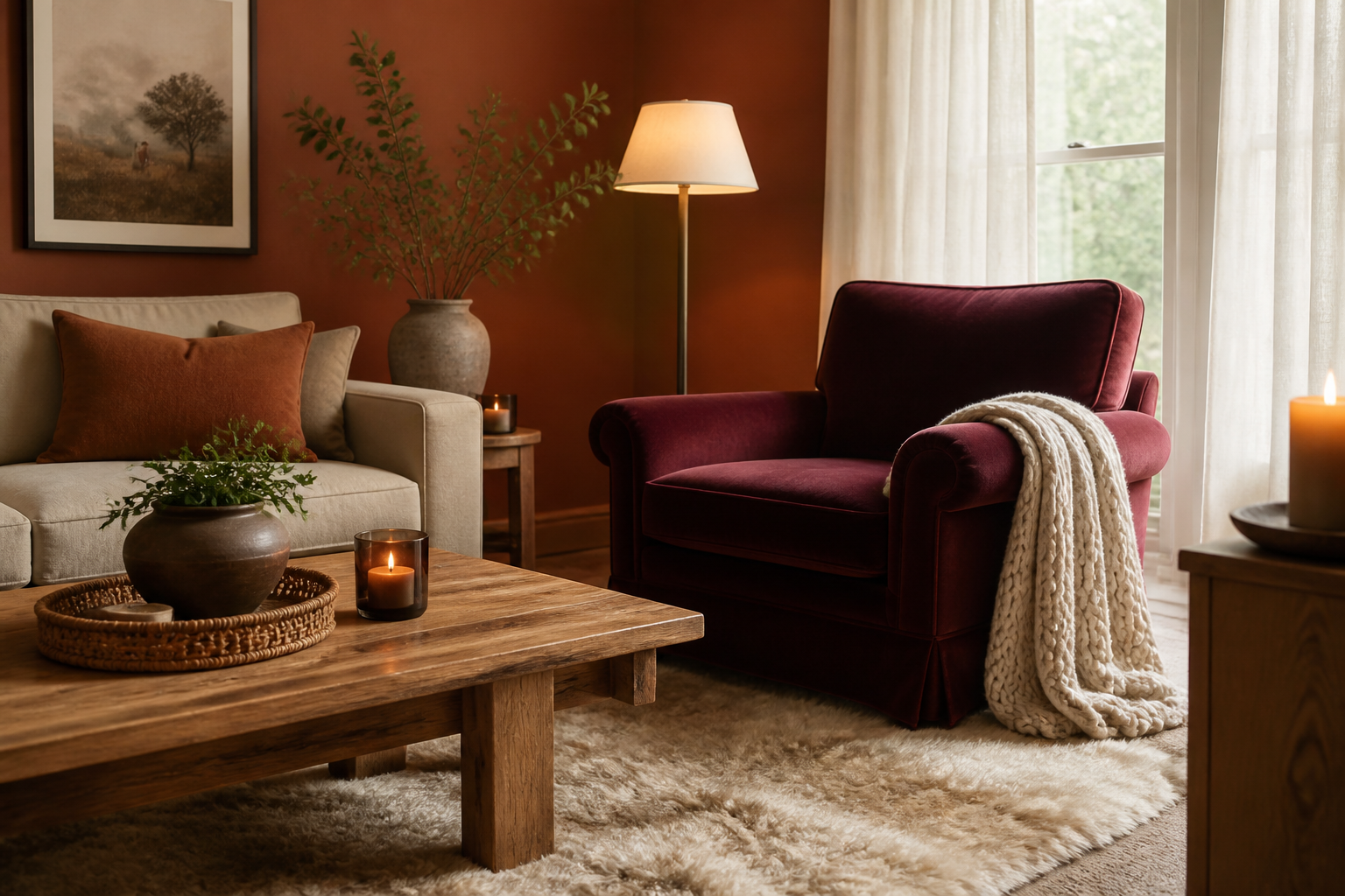 Inspiratie voor de woonkamer: eenvoudige ideeën voor een warmere ruimte