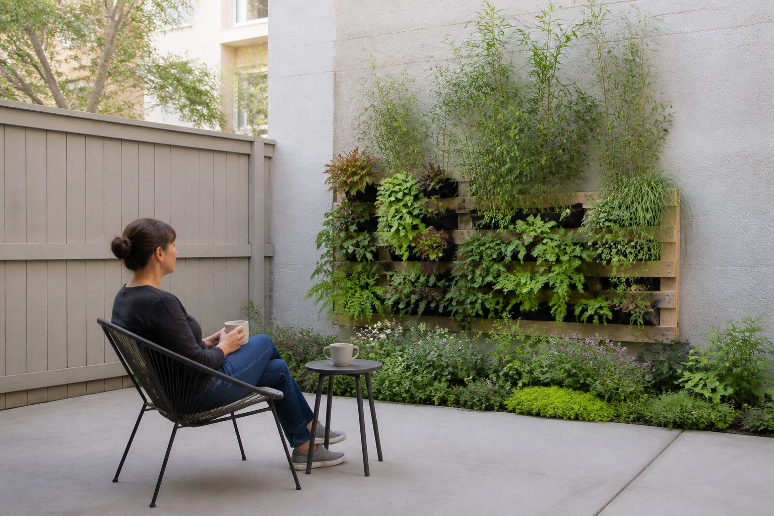 Kleine tuin of kleine binnenplaats: eenvoudige idee&euml;n om ruimte te winnen