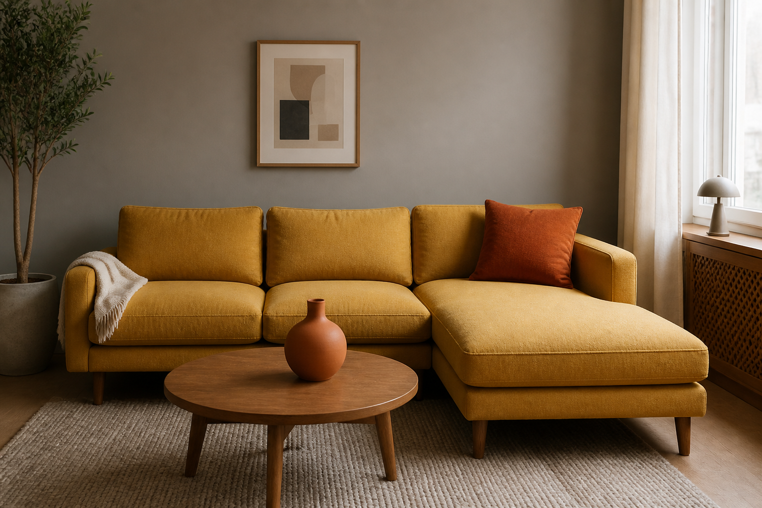 Kleuren voor de woonkamer: combinaties die de ruimte een echte identiteit geven