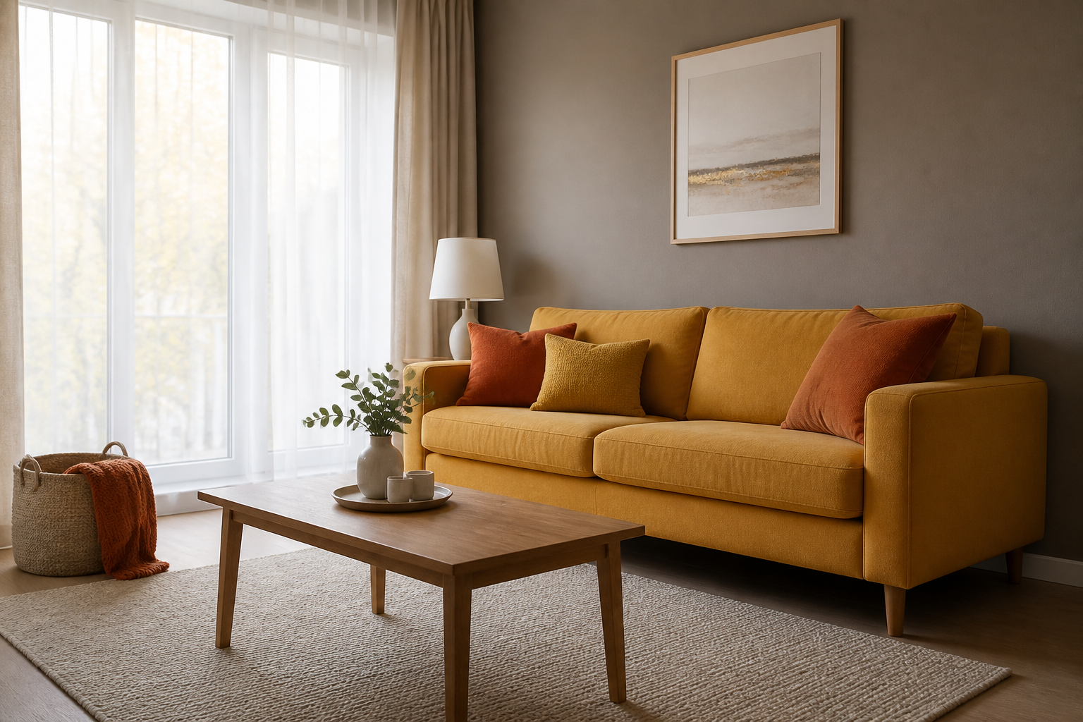 Kleuren voor de woonkamer: combinaties die de ruimte een echte identiteit geven