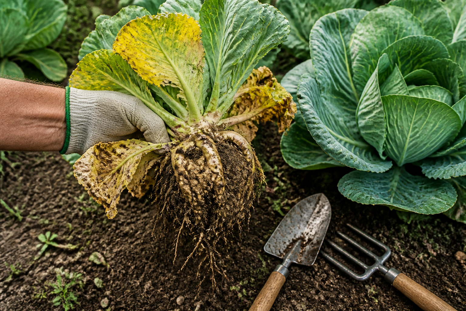 Koolziekte bij kool: symptomen, preventie en oplossingen in de moestuin