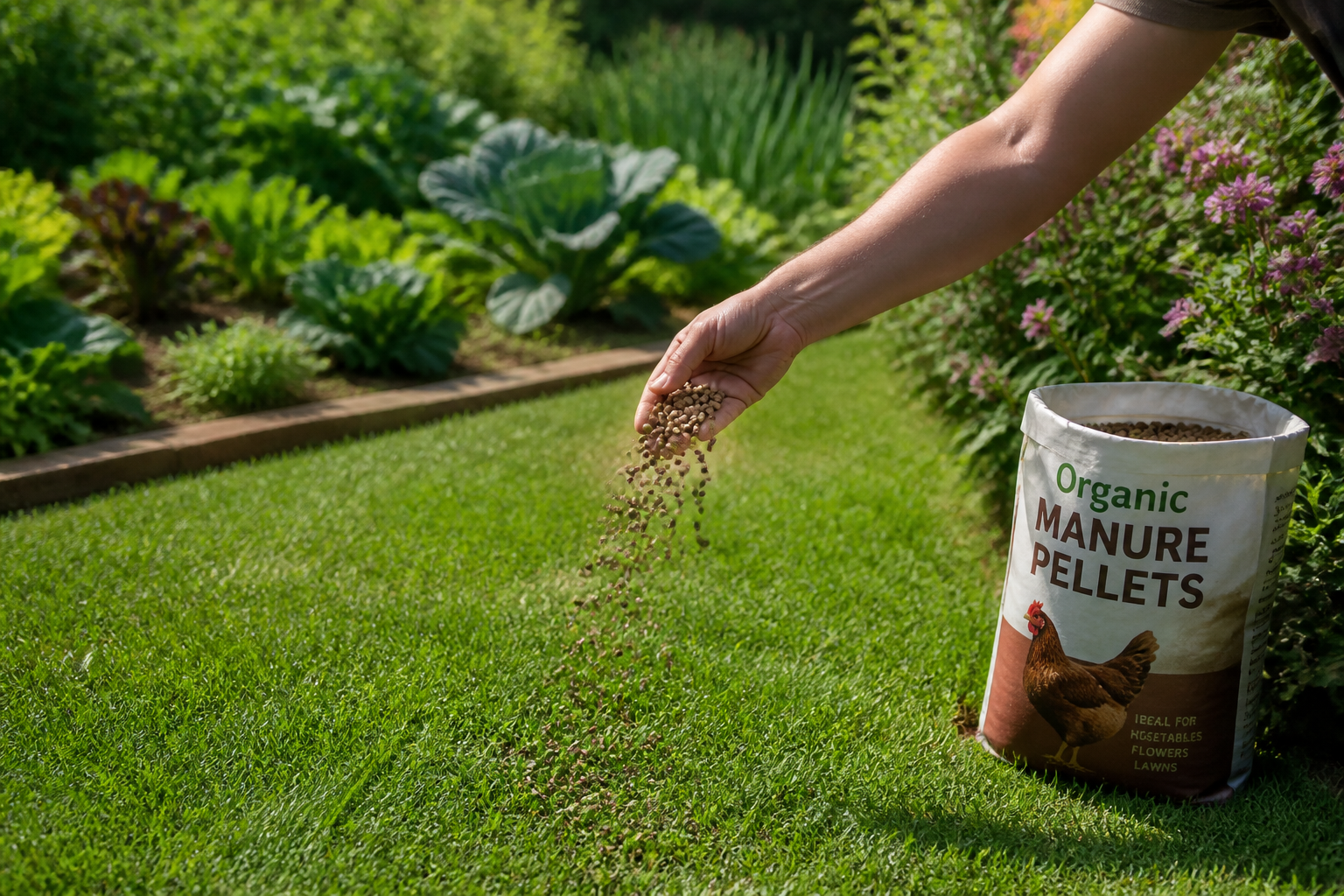 Mestkorrels Action: echte nut voor moestuin, gazon en borders