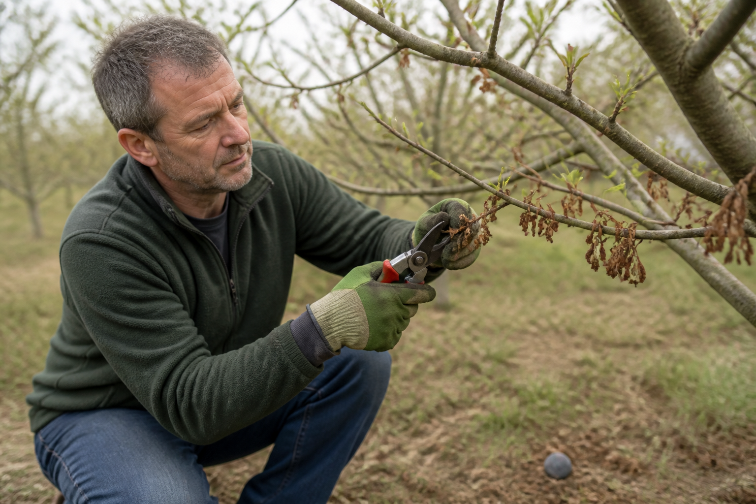 Moniliose bij fruitbomen: symptomen, preventie en behandeling