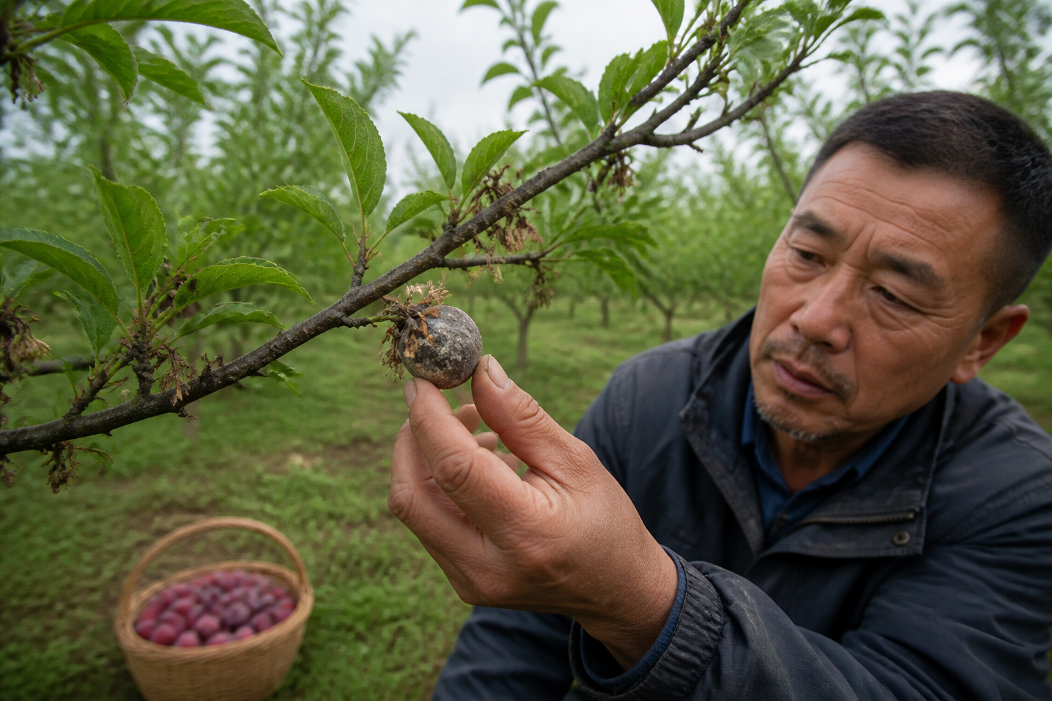 Moniliose bij fruitbomen: symptomen, preventie en behandeling