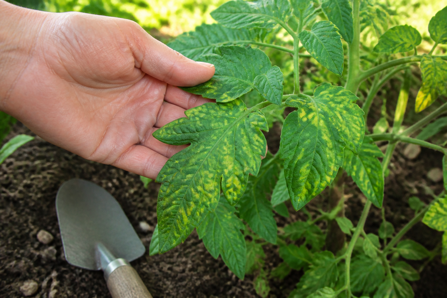 Moza&iuml;ekziekte bij planten: symptomen, oorzaken en oplossingen om de ziekte te beperken