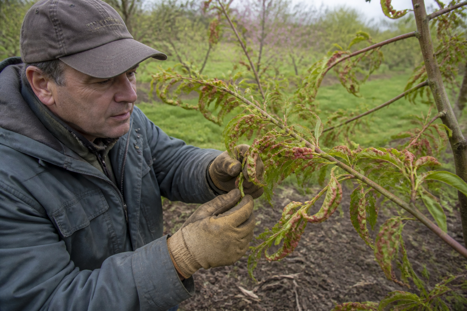 Perzikziekte: symptomen, behandeling en preventie in de tuin