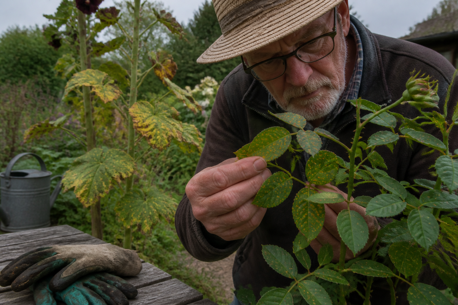 Roest bij planten: symptomen, aangetaste planten en effectieve behandelingen