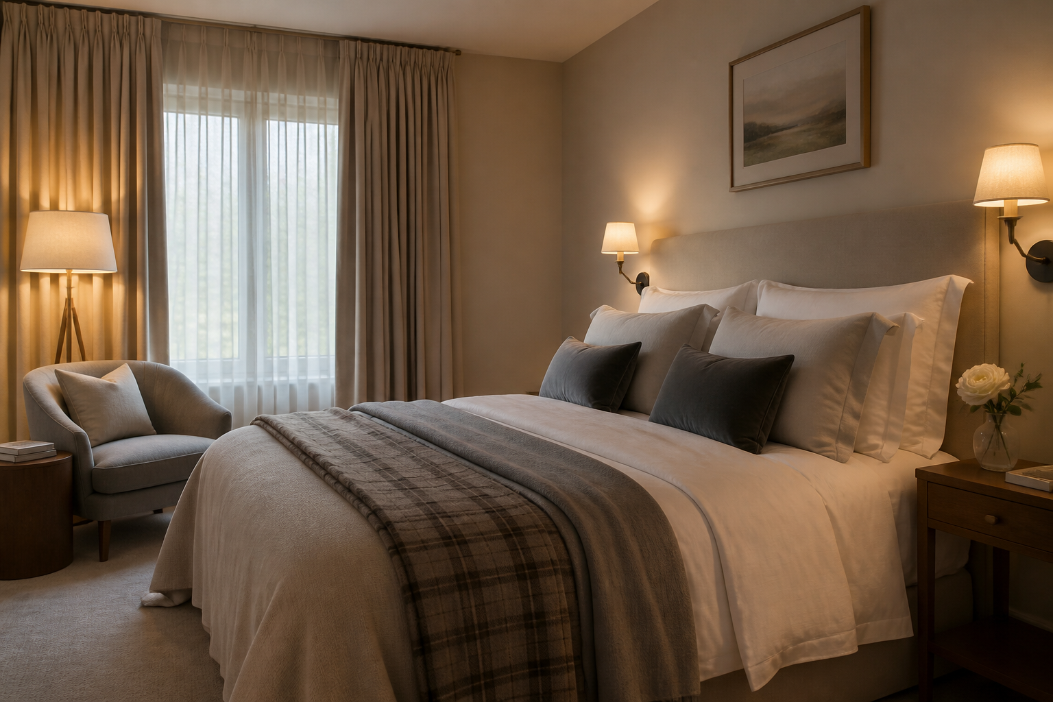 Slaapkamer in hotelstijl: de details die een luxe uitstraling geven