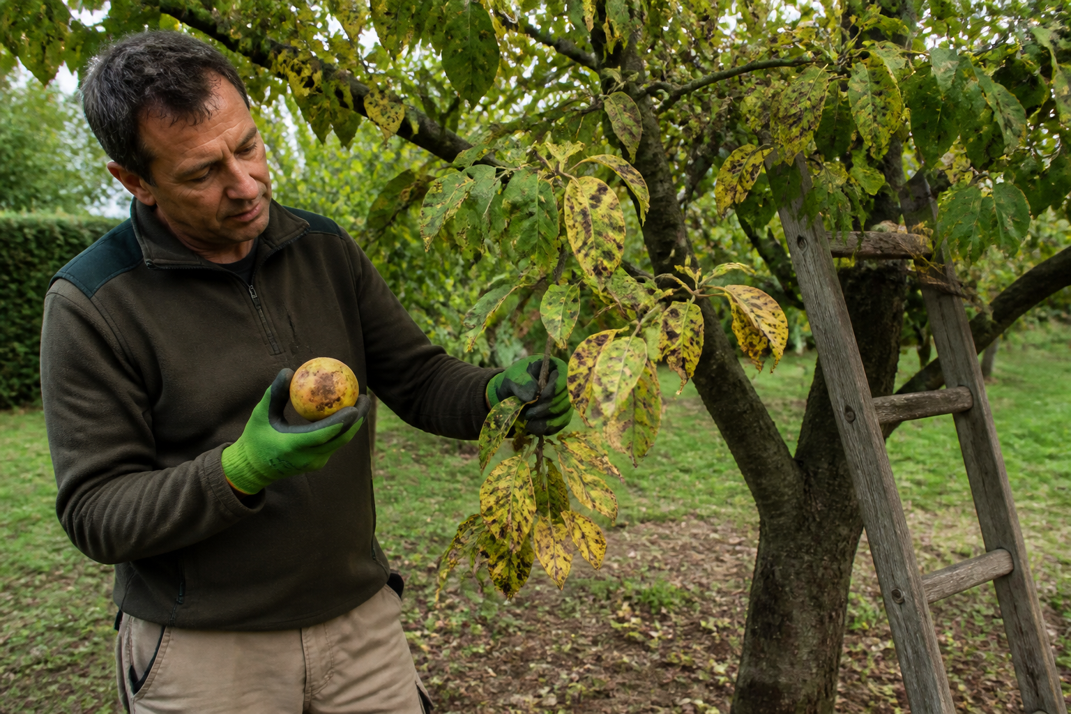 Tavelure bij appel- en perenbomen herkennen en behandelen