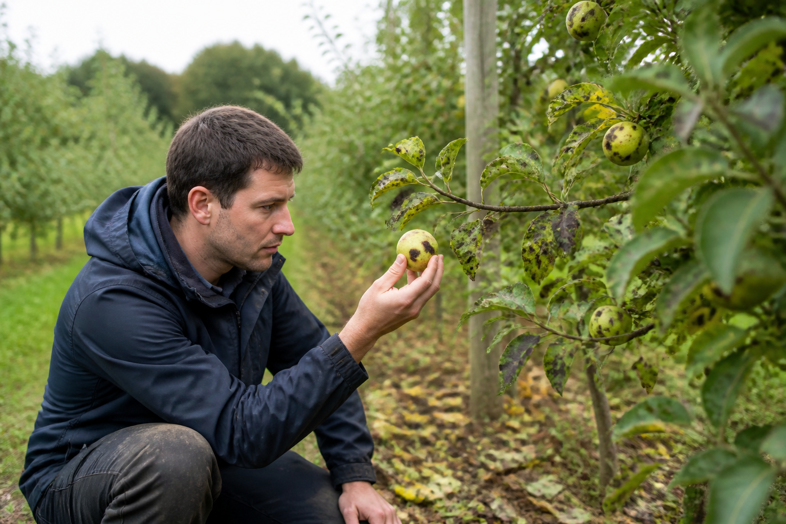 Tavelure bij appel- en perenbomen herkennen en behandelen