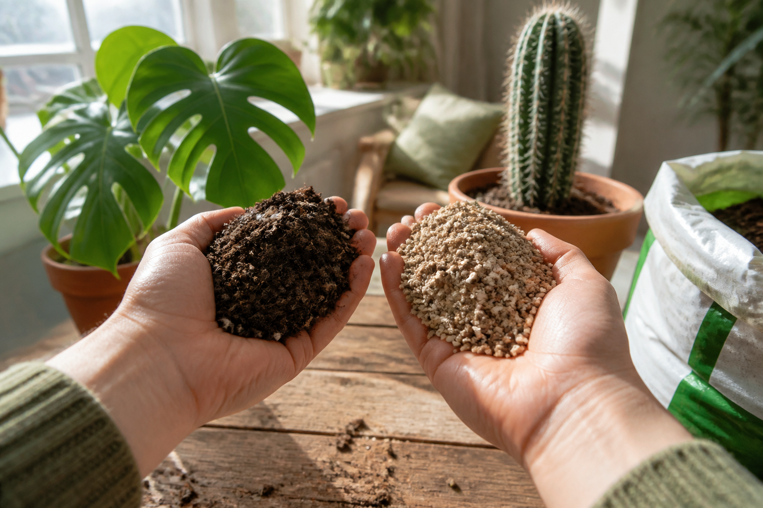 Terreau voor kamerplanten: hoe kies je de juiste mix