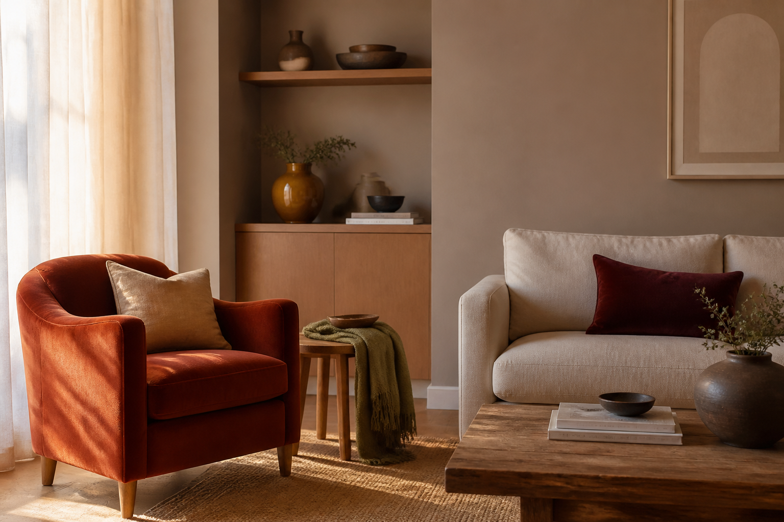 Warm huis: kleuren, stoffen en verlichting die alles veranderen